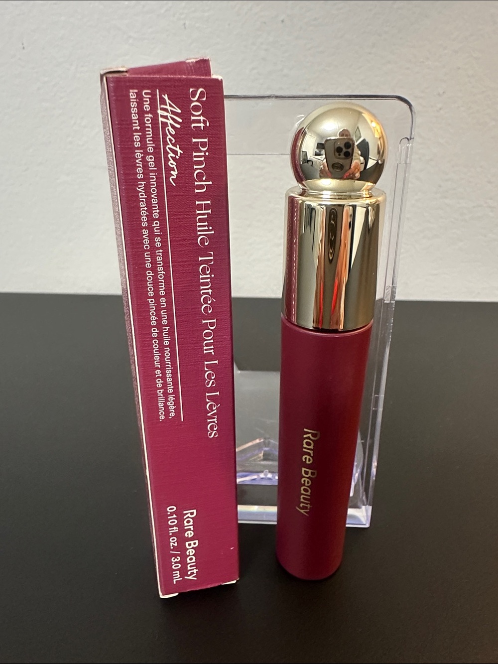 NWT Rare Beauty Soft Pinch Tinted Lip Oil — Deep Rose Color- Affection